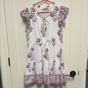 Oliphant Ruffle Sleeve Mini Dress